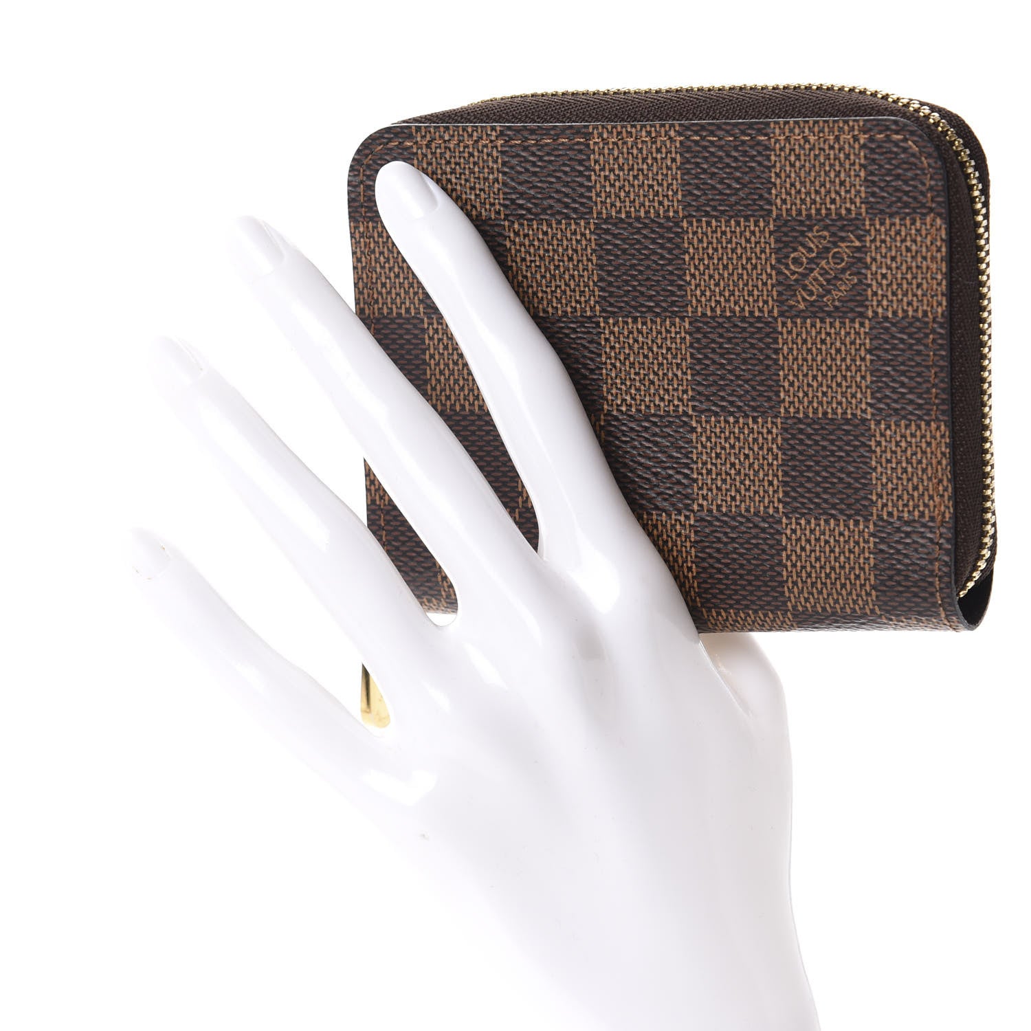 Louis Vuitton Damier Ebene Zippy Coin Purse 2 of 6