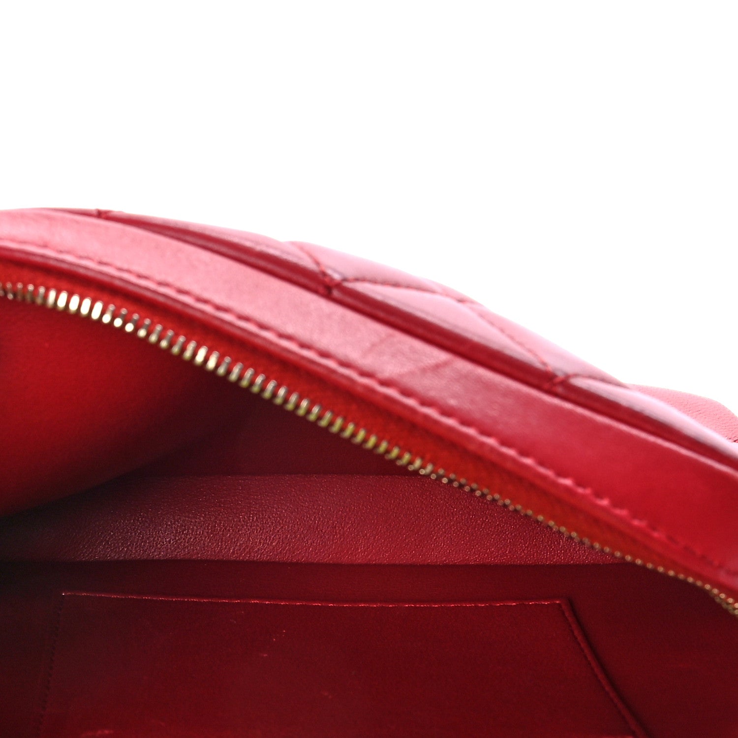 Chanel Lambskin Quilted Small Trendy CC Bowling Bag Red 6 of 16