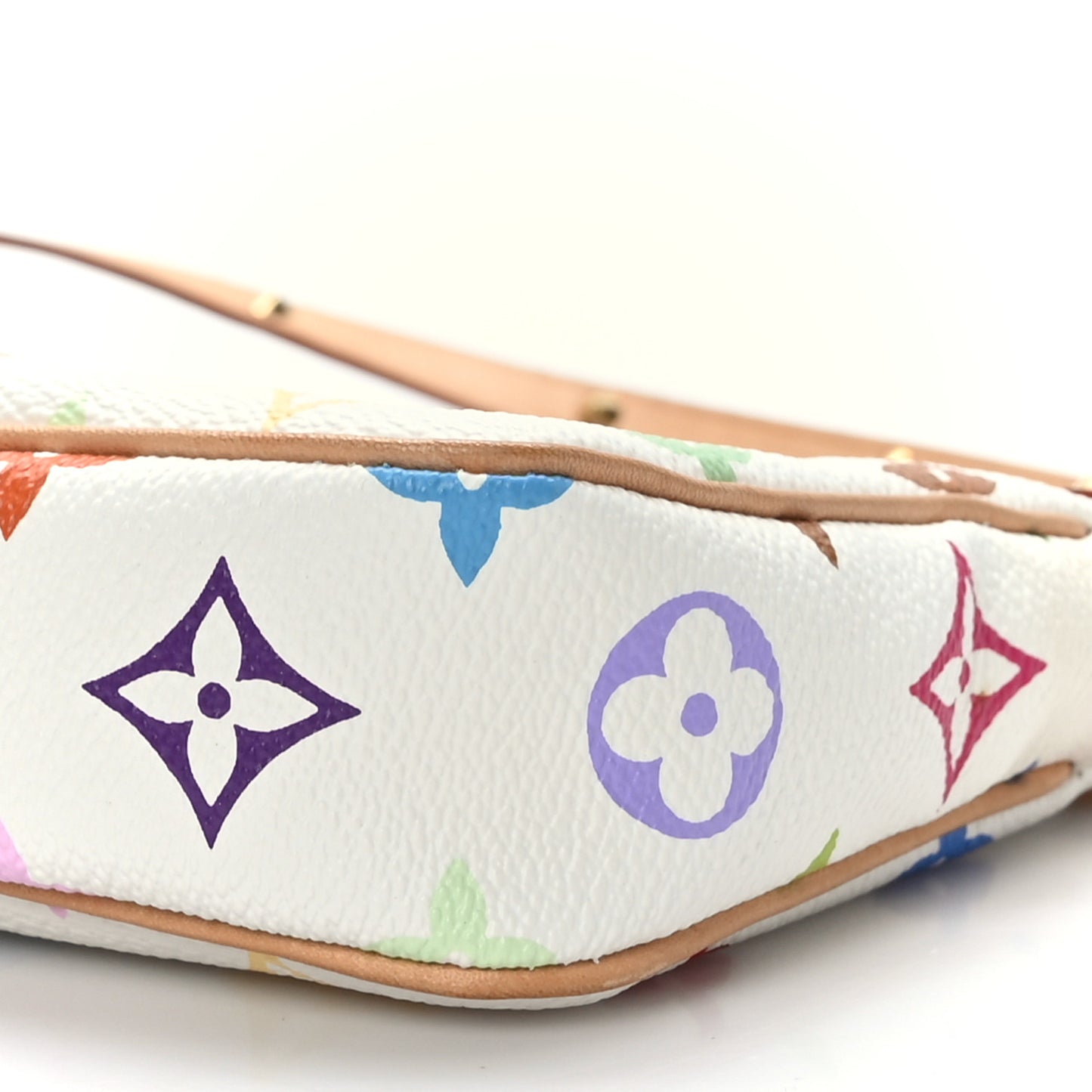Monogram Multicolor Pochette Accessories White