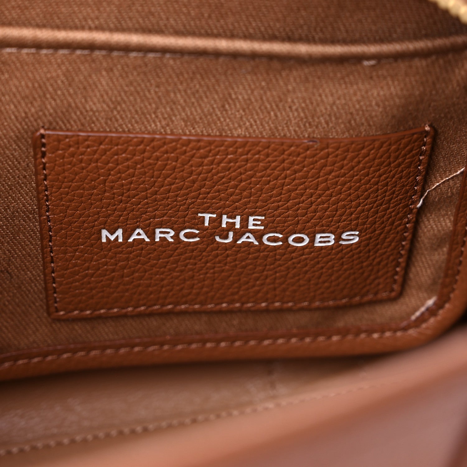 Marc Jacobs Grained Calfskin Small The Tote Bag Argan Oil 7 of 13