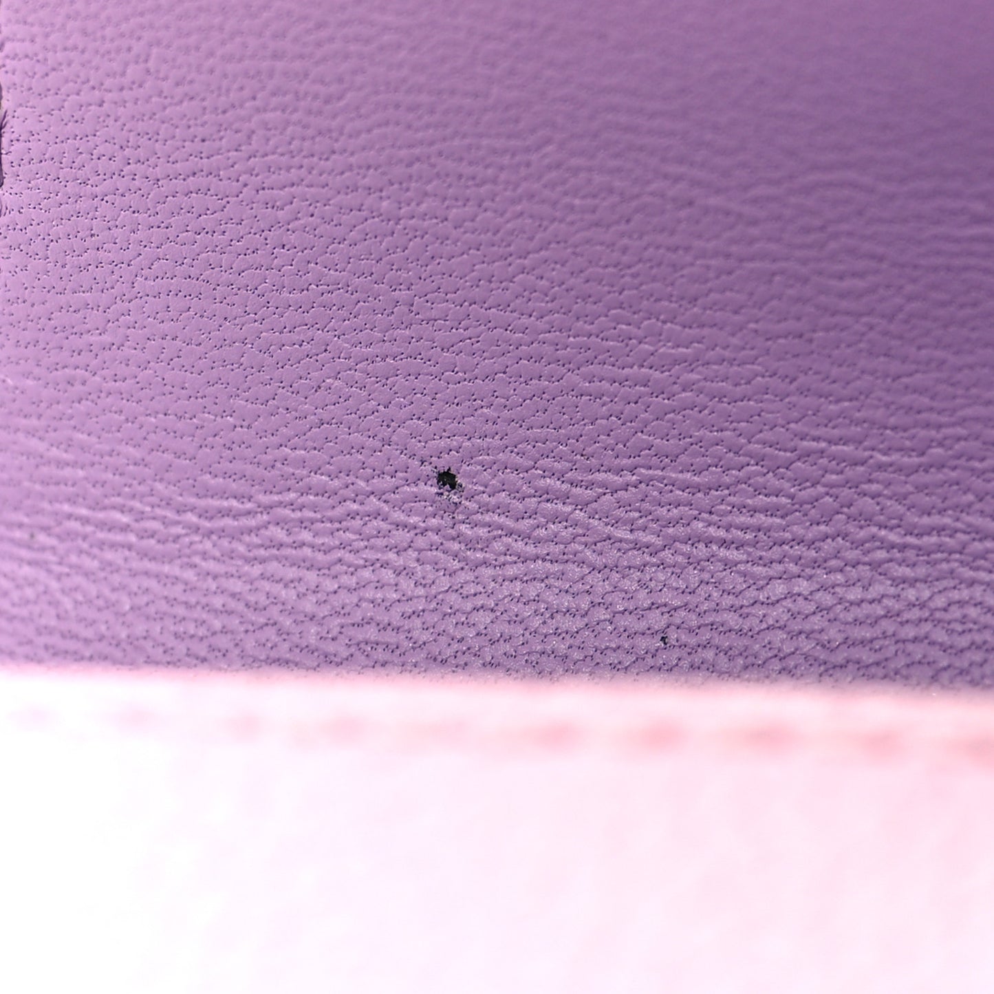 Grained Calfskin Medusa Card Holder Fuchsia Light Pink