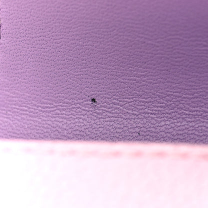 Versace Grained Calfskin Medusa Card Holder Fuchsia Light Pink 10 of 12