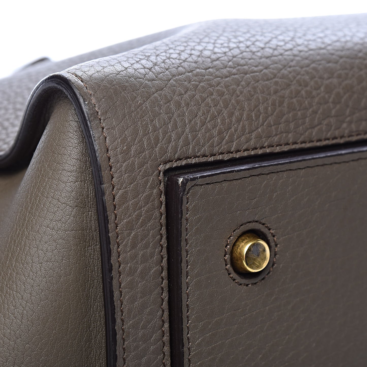 Crisped Calfskin Large Tie Knot Tote Grey