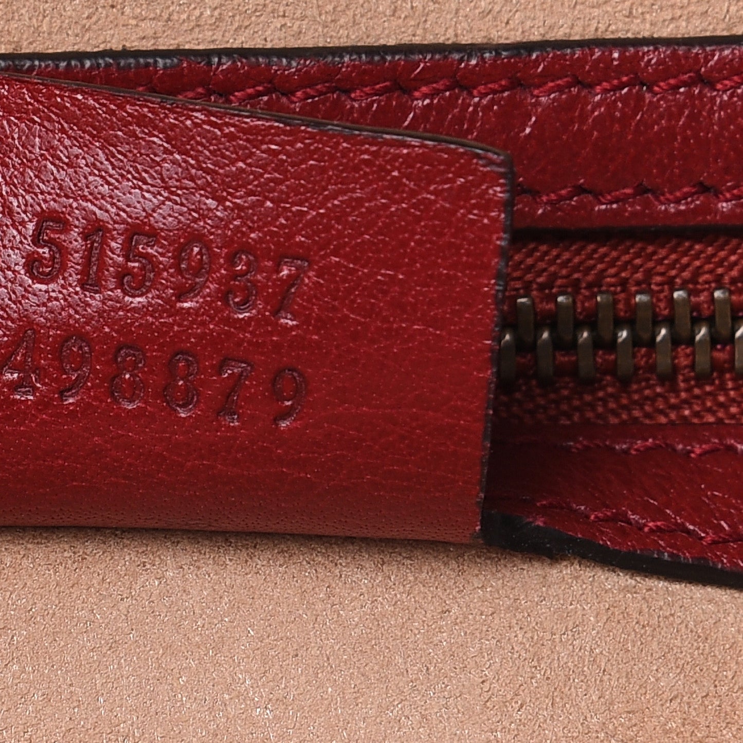 Calfskin Large Re(Belle) Top Handle Bag Red