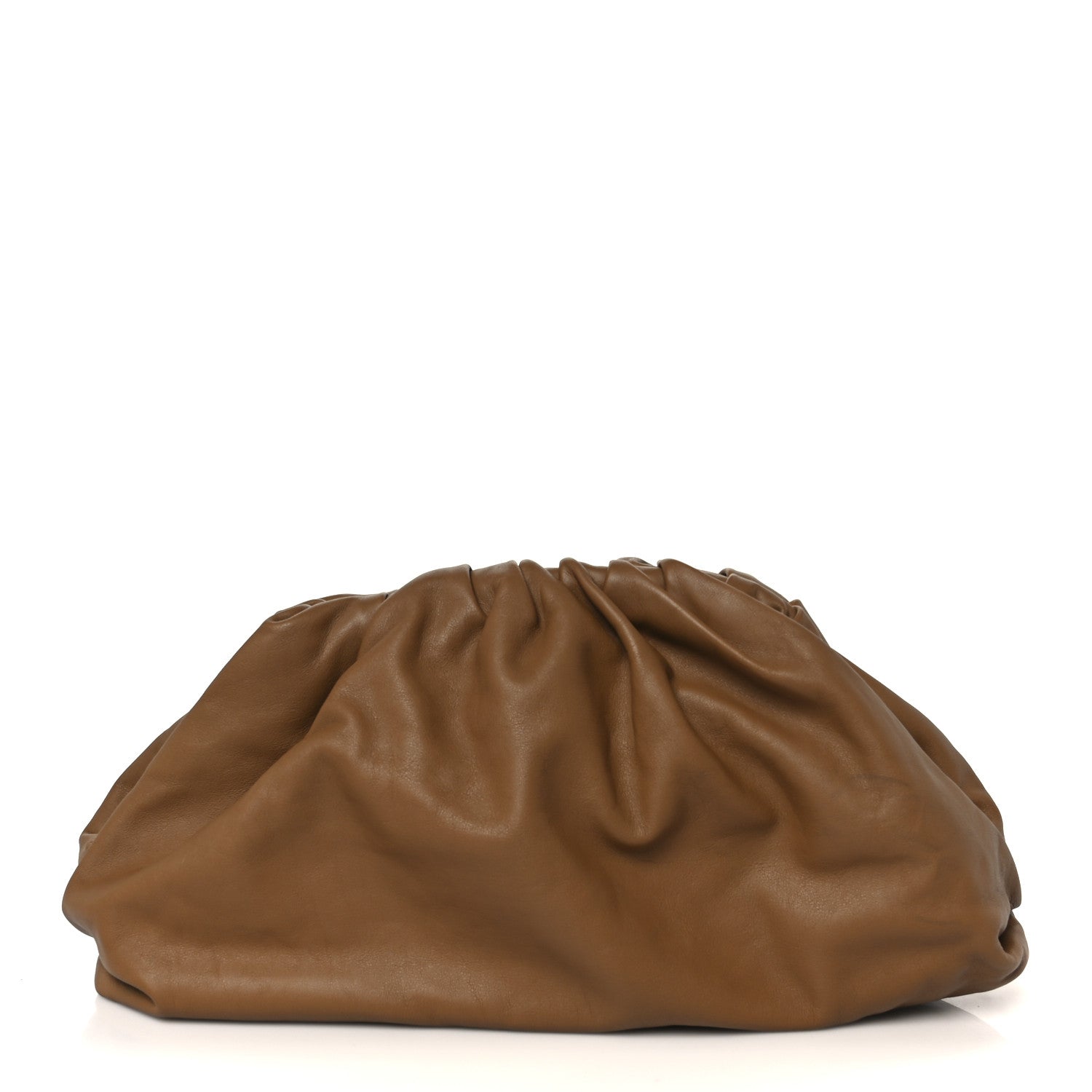 Bottega Veneta Smooth Butter Calf The Pouch Oversized Clutch Cammello 1 of 14