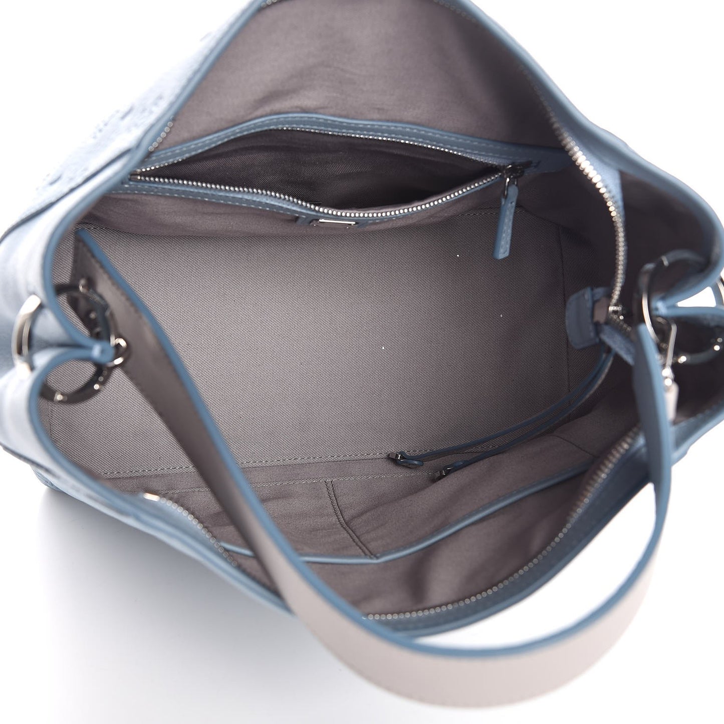 Grained Calfskin Medium Klara Hobo Sky Blue