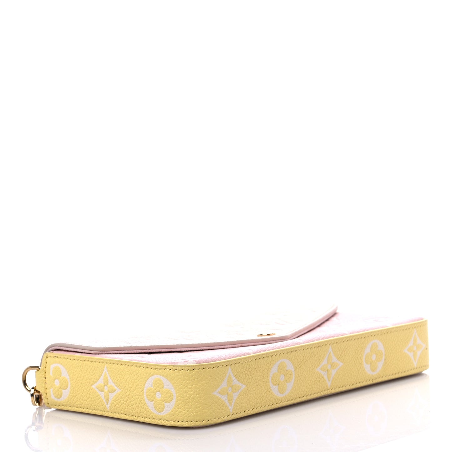 Empreinte Spring in the City Felicie Pochette Chain Wallet Pink Beige Yellow