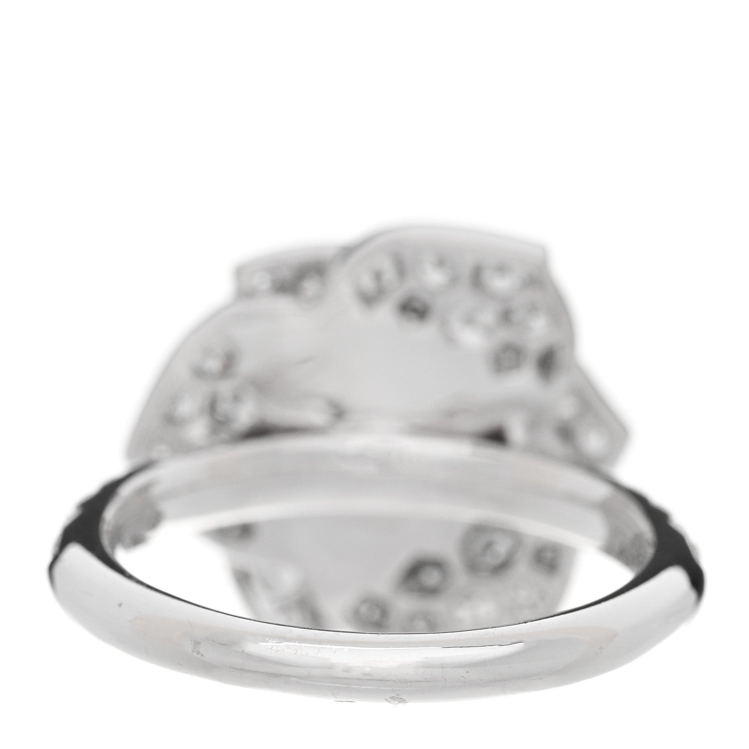 Piaget 18K White Gold Diamond Rose Ring 49 4.75 3 of 6