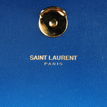 Saint Laurent Calfskin Degrade Small Kate Monogram Satchel Green Blue 7 of 7