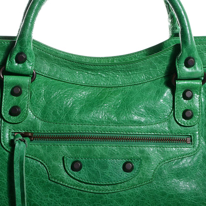 Balenciaga Agneau Classic Hardware City Vert Poker 11 of 12