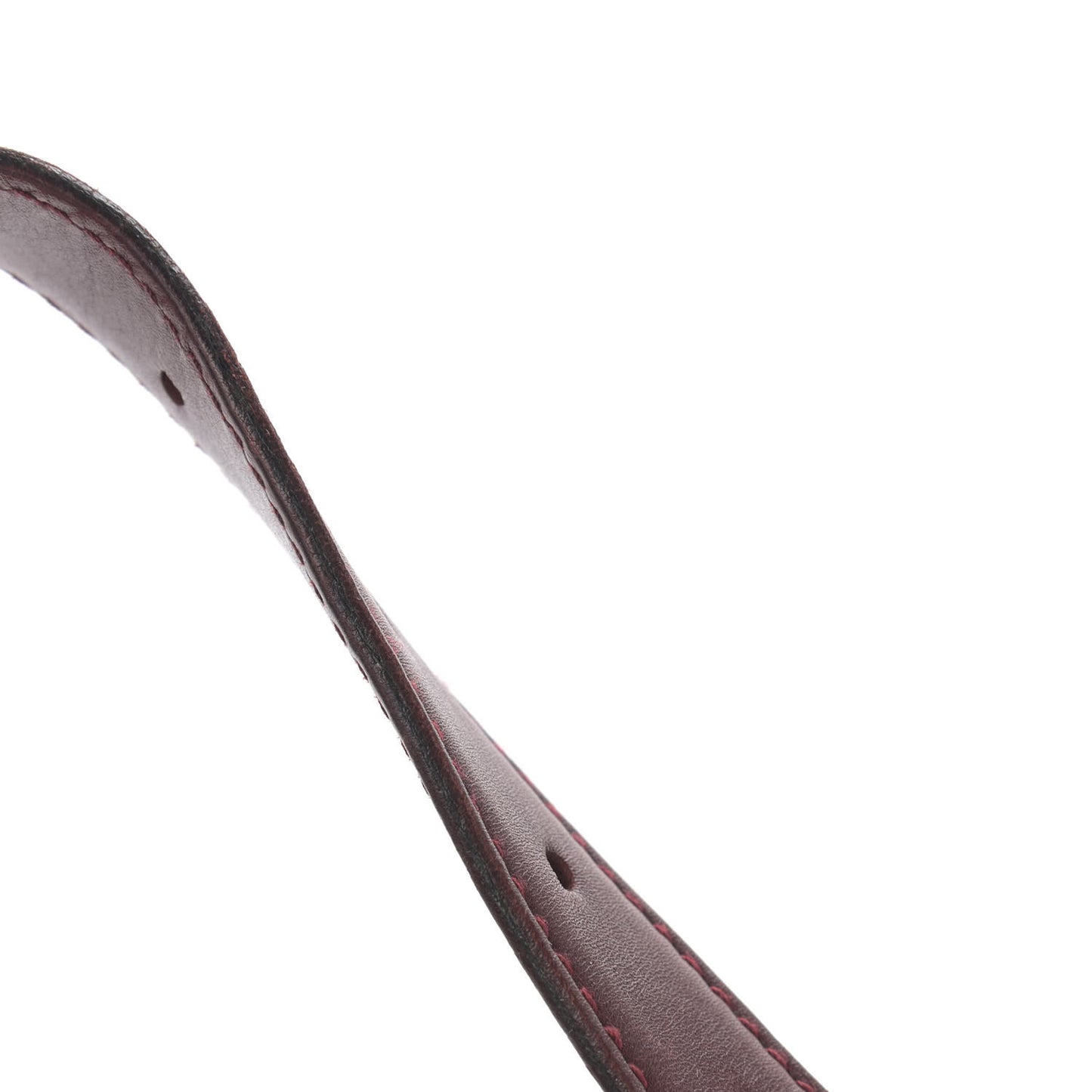 Calfskin Horsebit Embossed Glam Hobo Burgundy