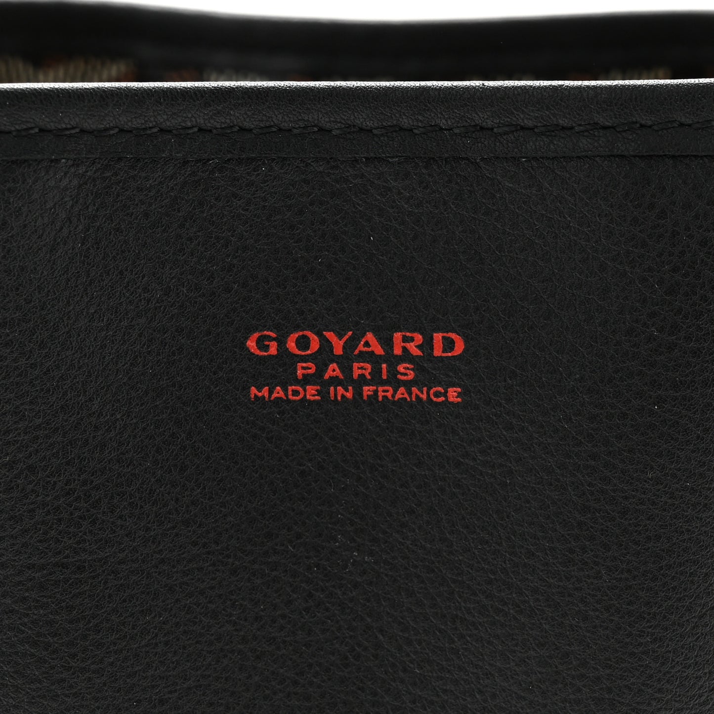 Goyardine Reversible Mini Anjou Black