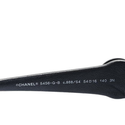 Chanel Acetate Square Cat Eye CC Sunglasses 5456 Black 6 of 9