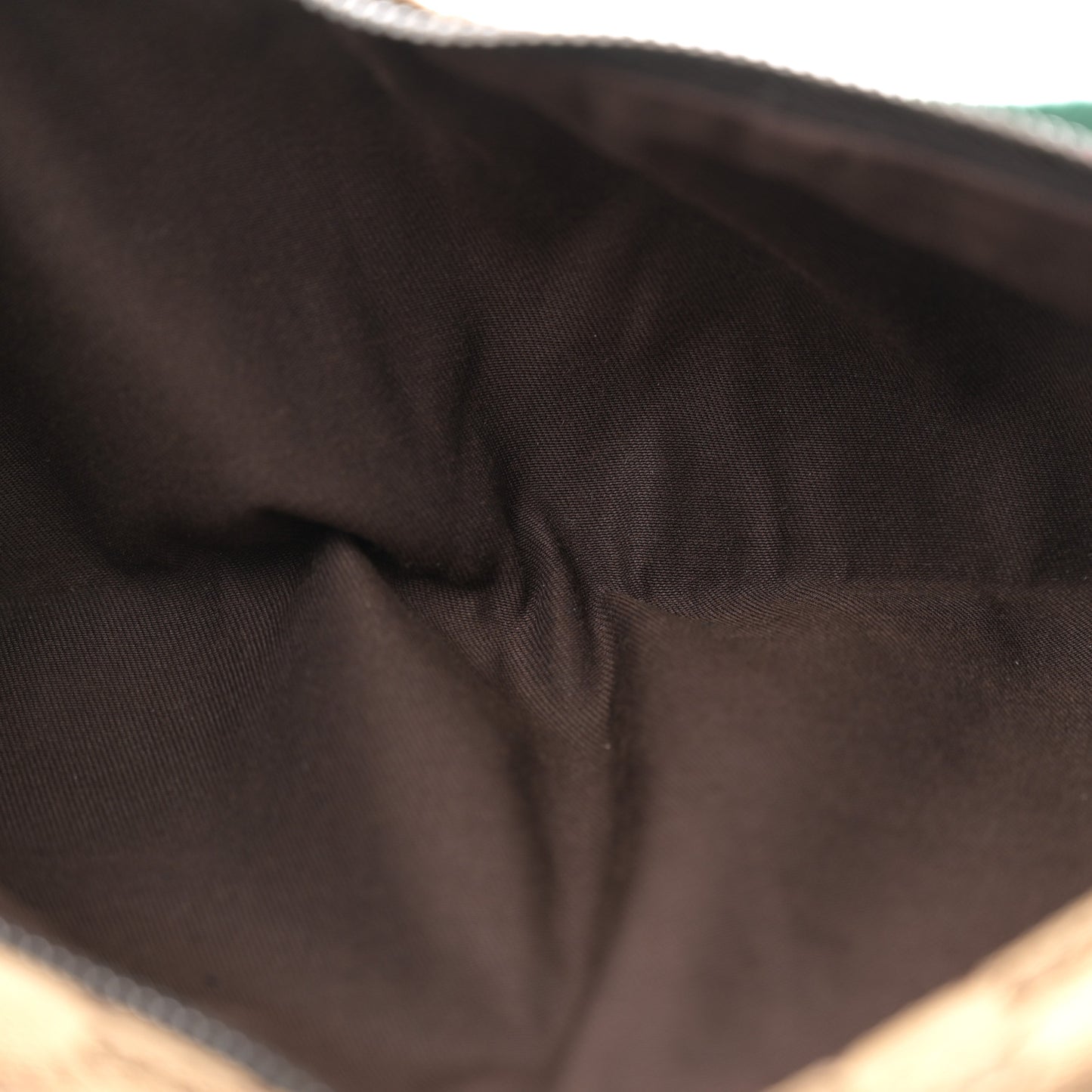 Monogram Web Belt Bag Dark Brown