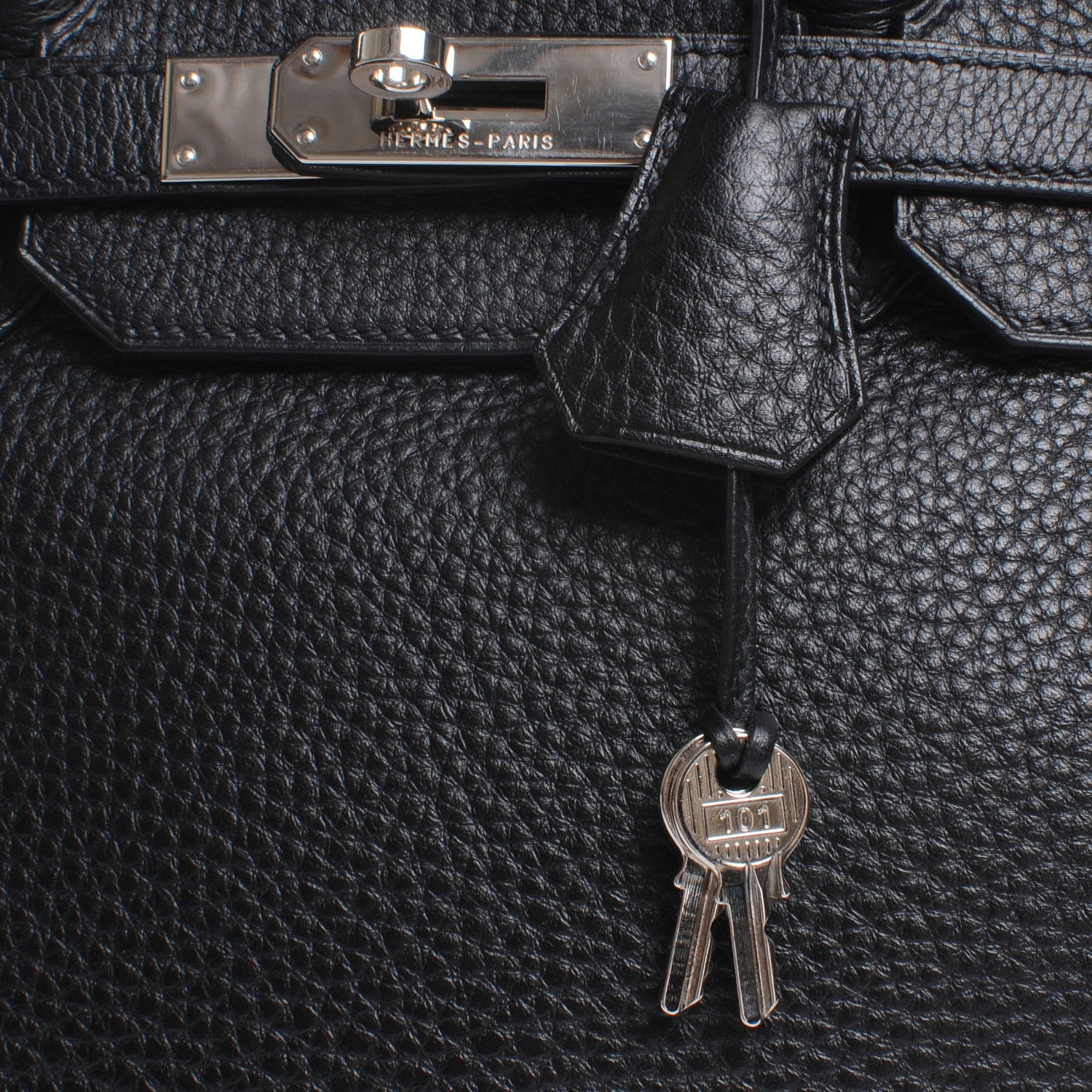Hermes Taurillon Clemence Birkin 35 Black 5 of 10