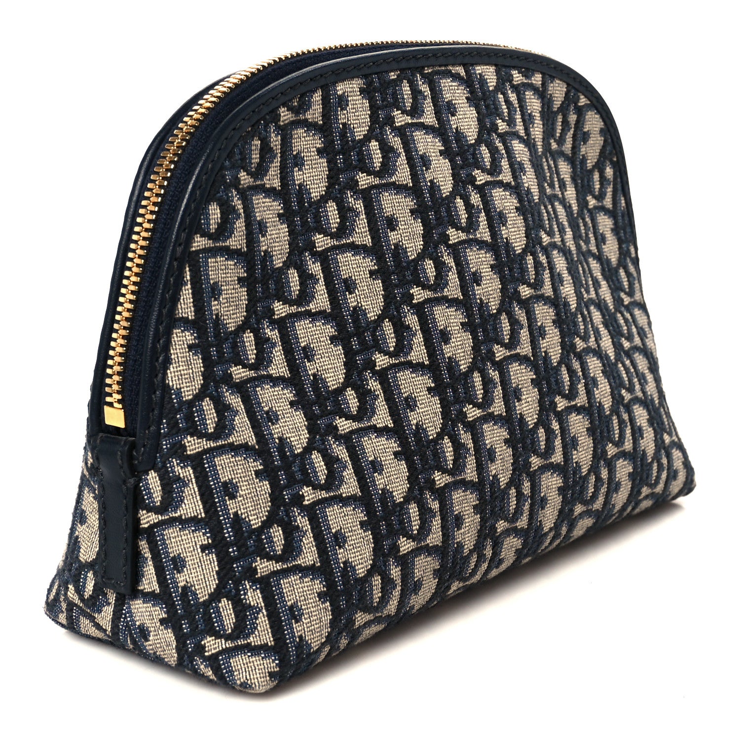 Christian Dior Oblique 30 Montaigne Aphrodite Cosmetic Pouch Blue