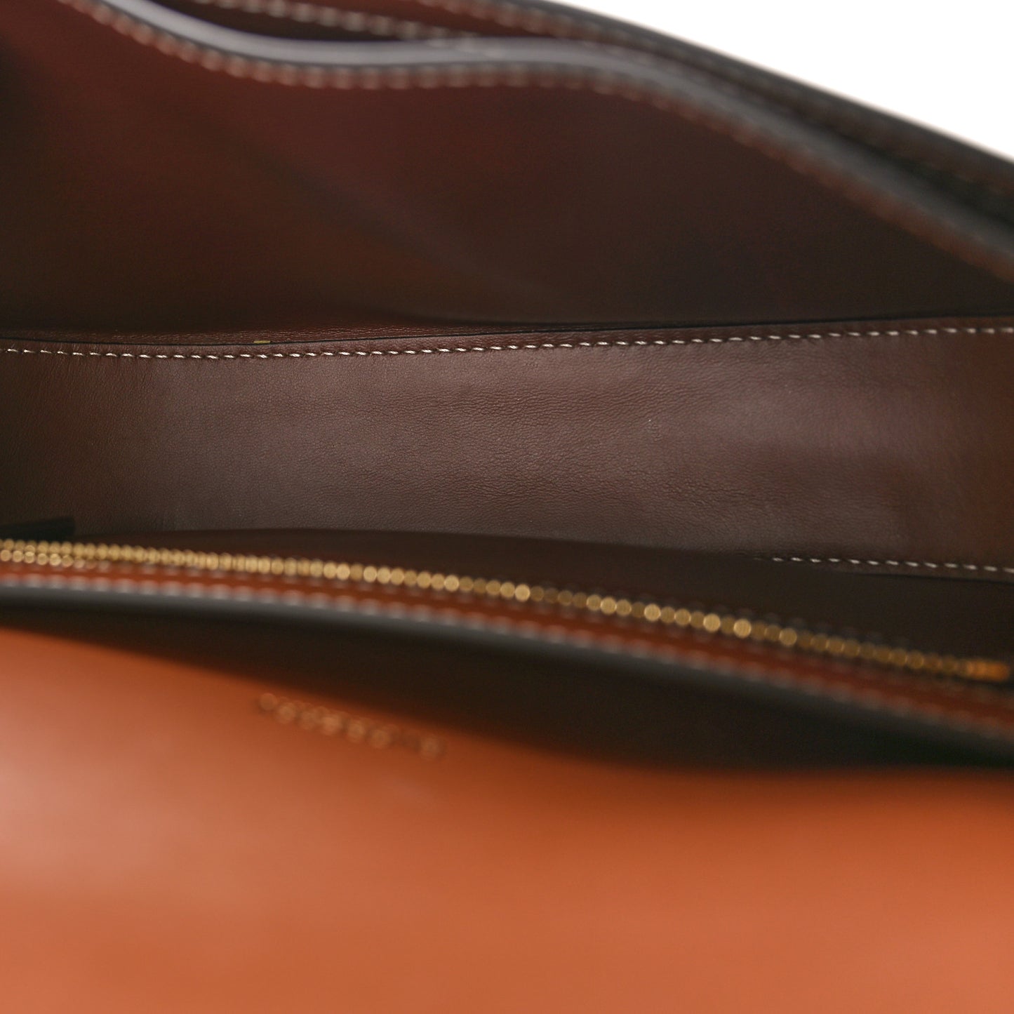 Calfskin Perforated Medium TB Olympia Shoulder Bag Tan