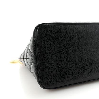 Chanel Caviar Quilted Medallion Tote Black 9 of 10