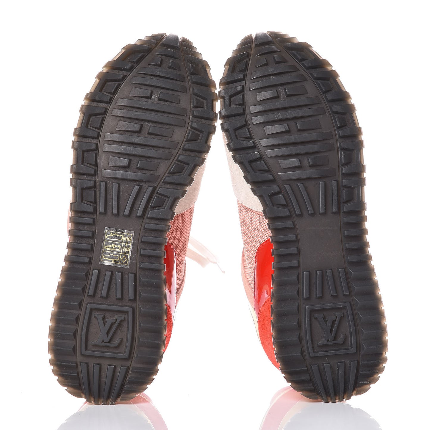 Suede Calfskin Run Away Sneakers 36 Rouge Pink