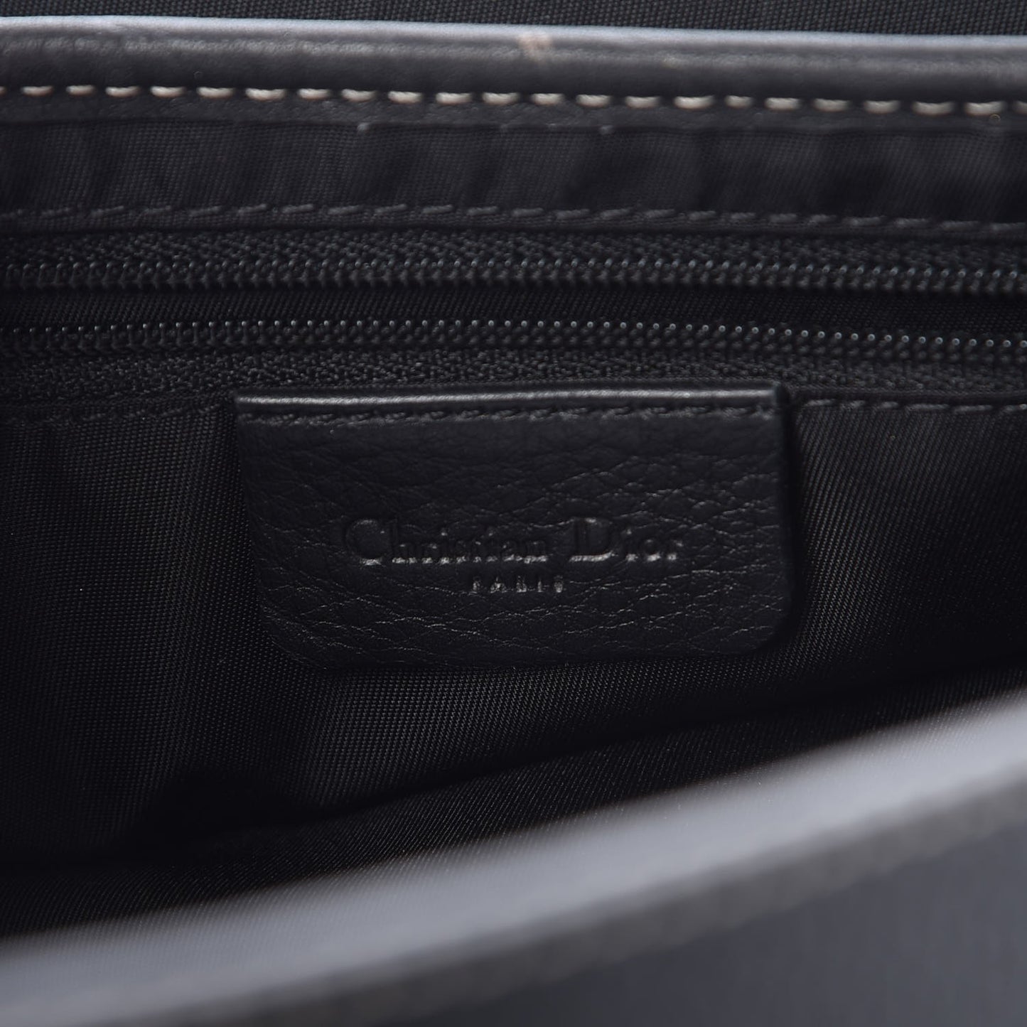 Calfskin Saddle Bag Black