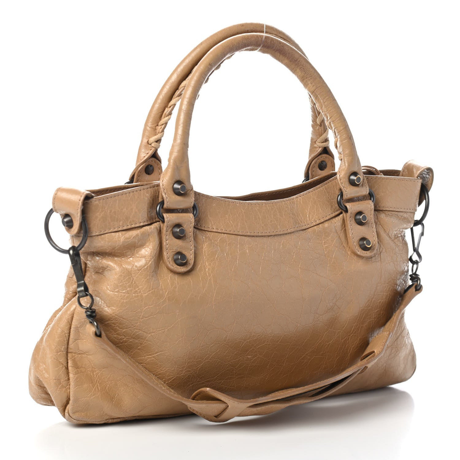 Balenciaga Agneau Classic Hardware First Beige Nougatine 2 of 4