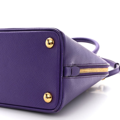 Prada Saffiano Lux Small Promenade Tote Bluette Viola 11 of 12