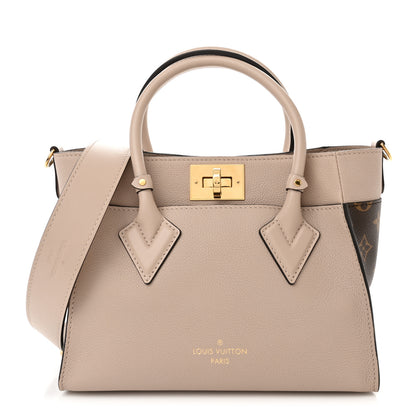 Louis Vuitton Calfskin Monogram On My Side PM Greige 1 of 10