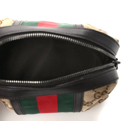 Gucci Monogram Web Small Cosmetic Case Dark Brown 5 of 9