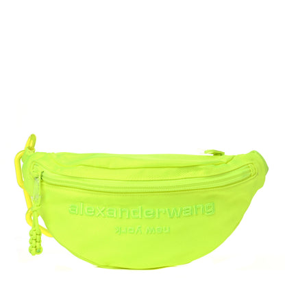 Alexander Wang Nylon Logo Primal Belt Bag Neon Celandine 1 of 9