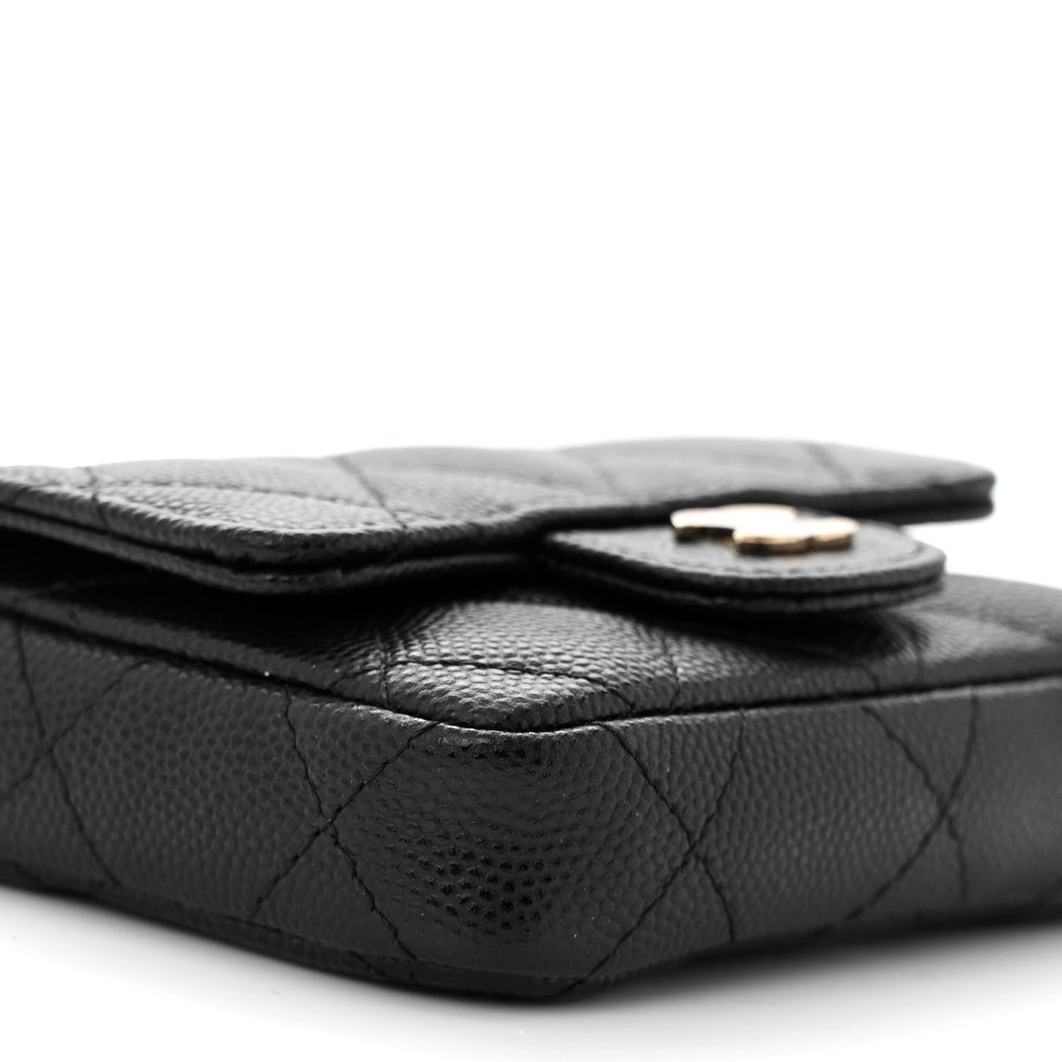 Chanel Caviar Quilted Mini Chain Belt Bag Black 10 of 12
