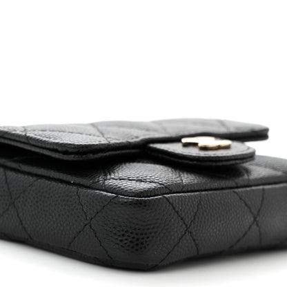 Chanel Caviar Quilted Mini Chain Belt Bag Black 10 of 12