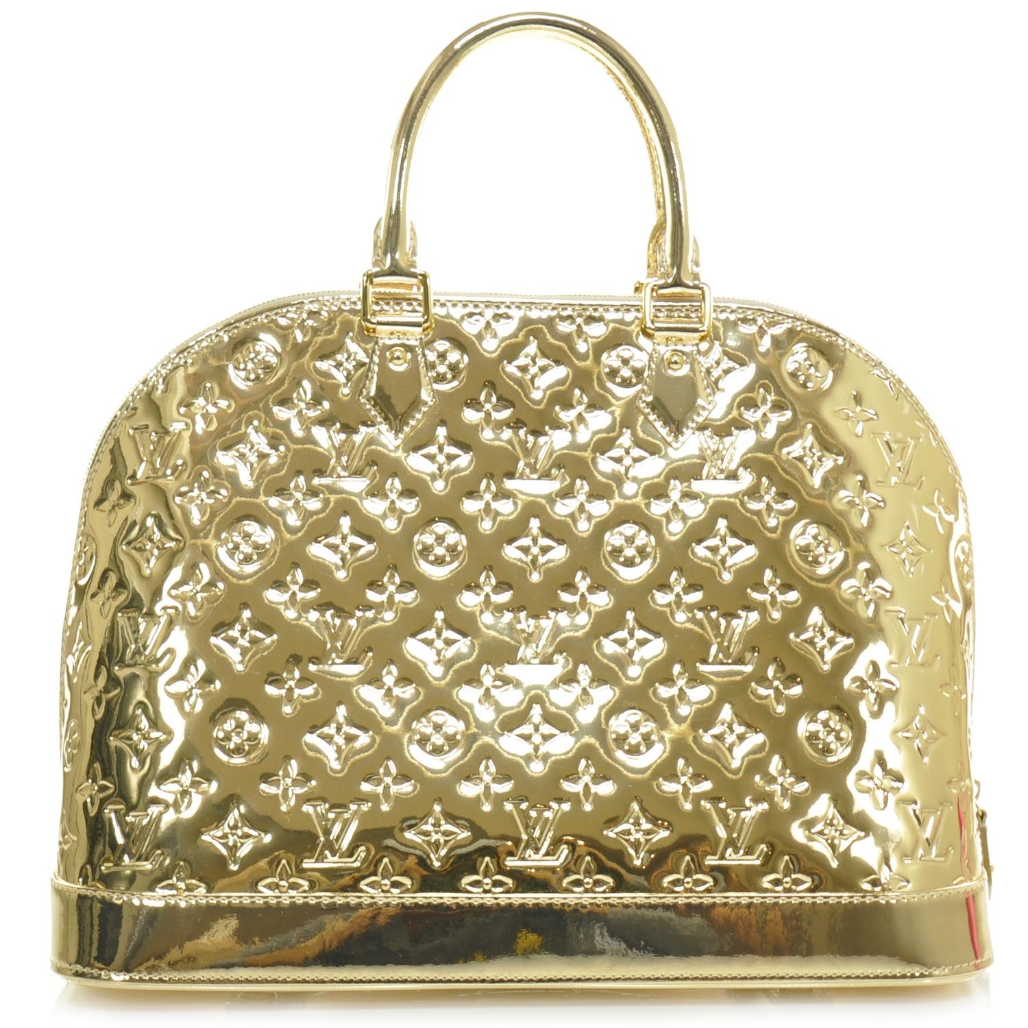 Louis Vuitton Monogram Miroir Alma MM Gold 1 of 8