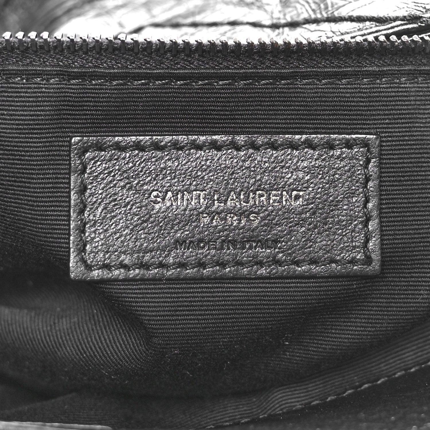 Saint Laurent Crinkled Calfskin Matelasse Monogram Large Niki Shopper Tote Black 5 of 10