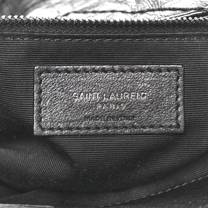 Saint Laurent Crinkled Calfskin Matelasse Monogram Large Niki Shopper Tote Black 5 of 10