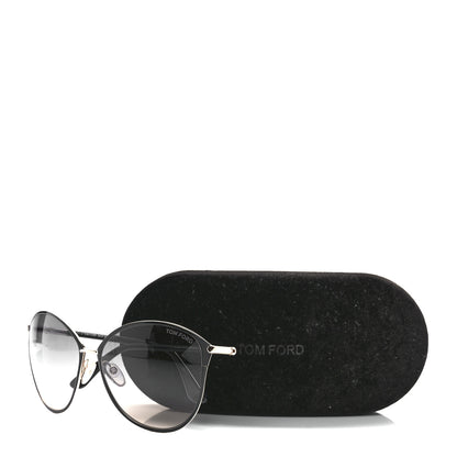 Tom Ford Penelope Vintage Round Sunglasses TF320 Black 9 of 9