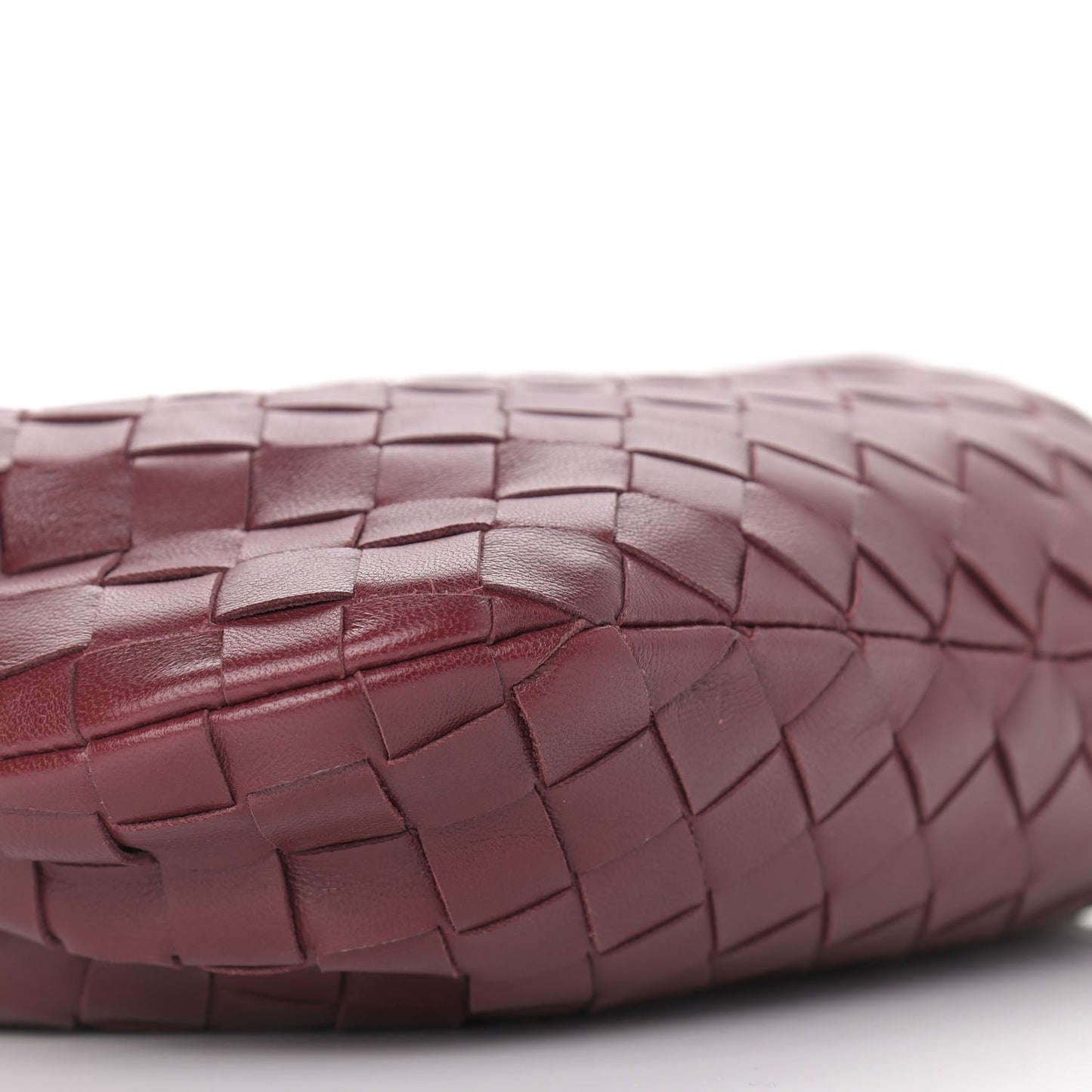 Nappa Intrecciato Mini Jodie Burgundy