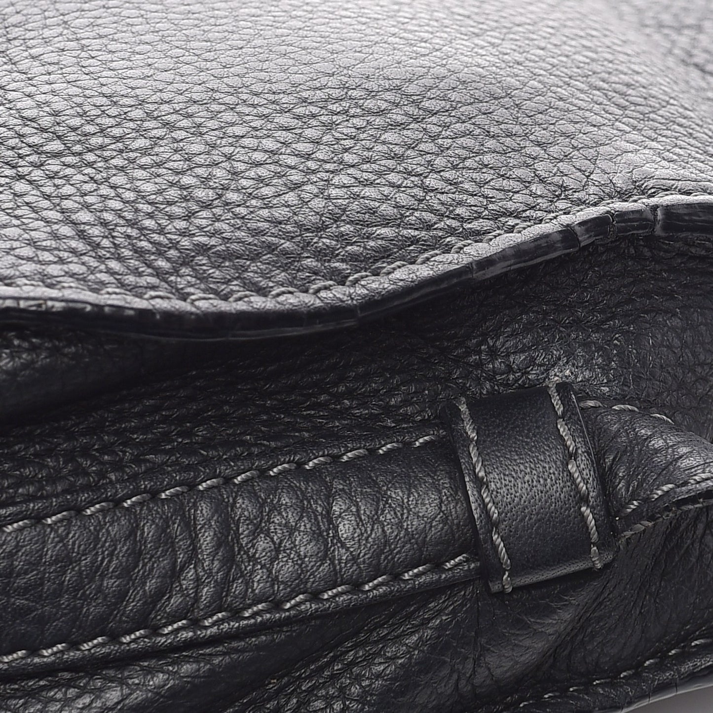 Calfskin Mini Marcie Round Crossbody Bag Black