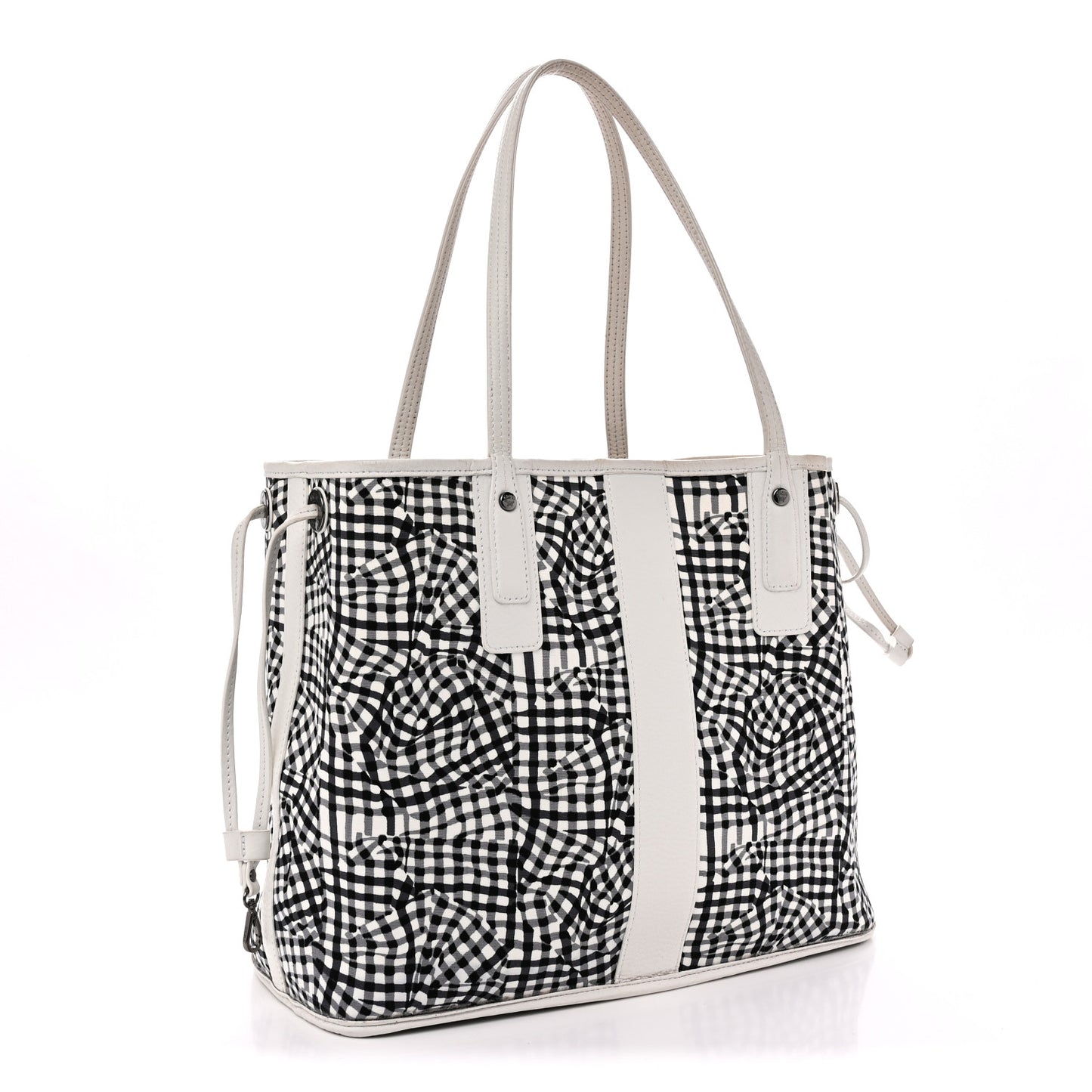 Visetos Medium Liz Reversible Shopper Tote White