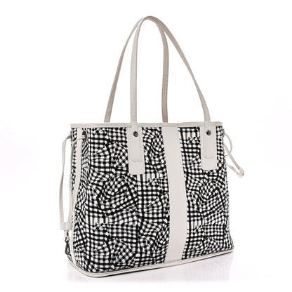 MCM Visetos Medium Liz Reversible Shopper Tote White 6 of 16