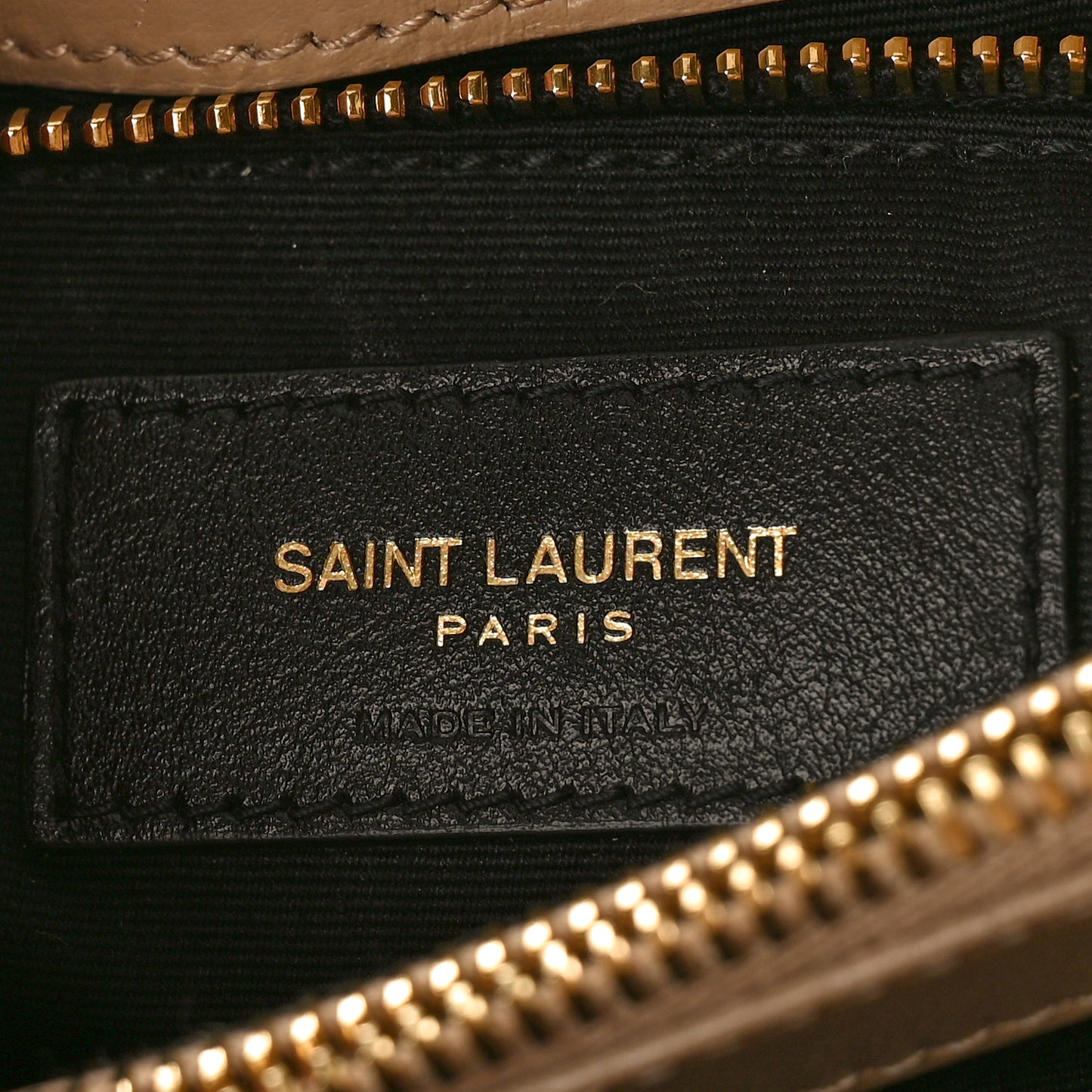 Calfskin Y Quilted Monogram Medium Loulou Chain Satchel Dark Beige
