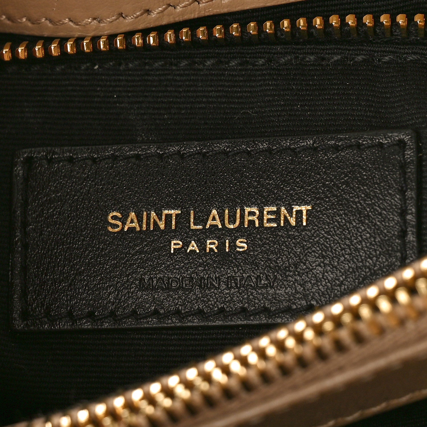 Saint Laurent Calfskin Y Quilted Monogram Medium Loulou Chain Satchel Dark Beige 6 of 11