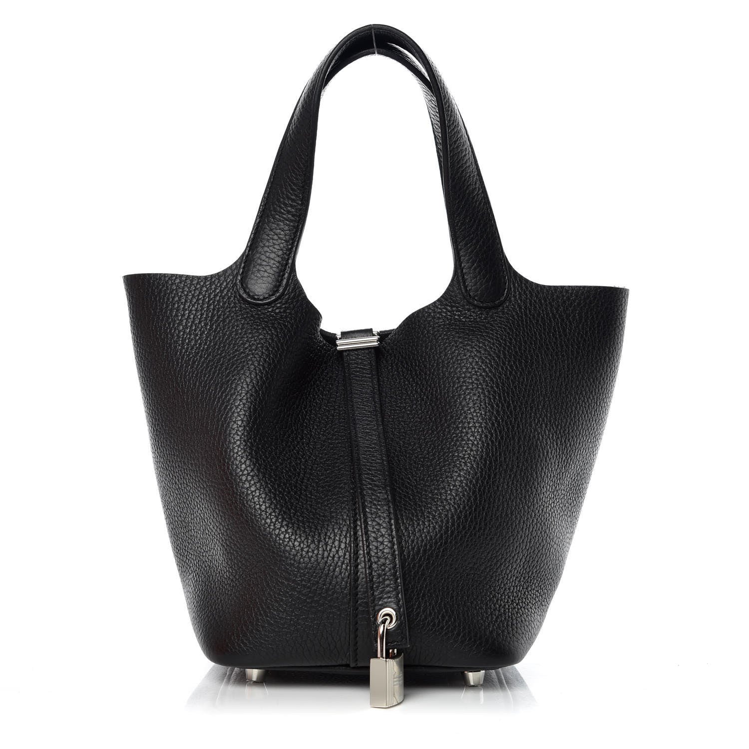 Hermes Taurillon Clemence Picotin Lock 18 PM Black 1 of 10