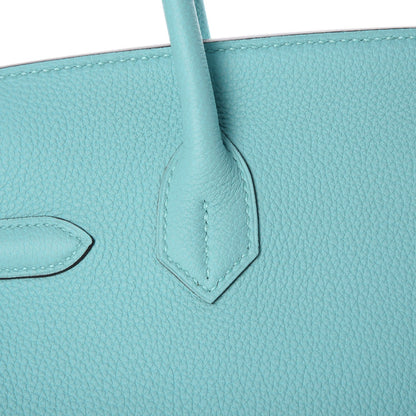 Hermes Togo Birkin 30 Bleu Atoll 29 of 33