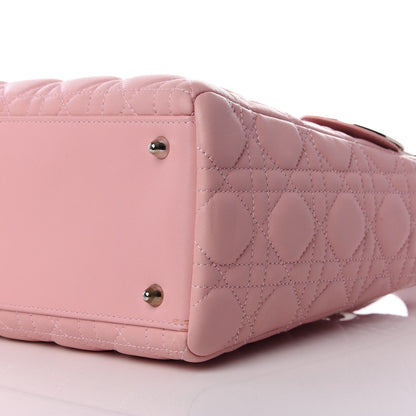 Christian Dior Lambskin Cannage Medium Lady Dior Light Pink 6 of 8