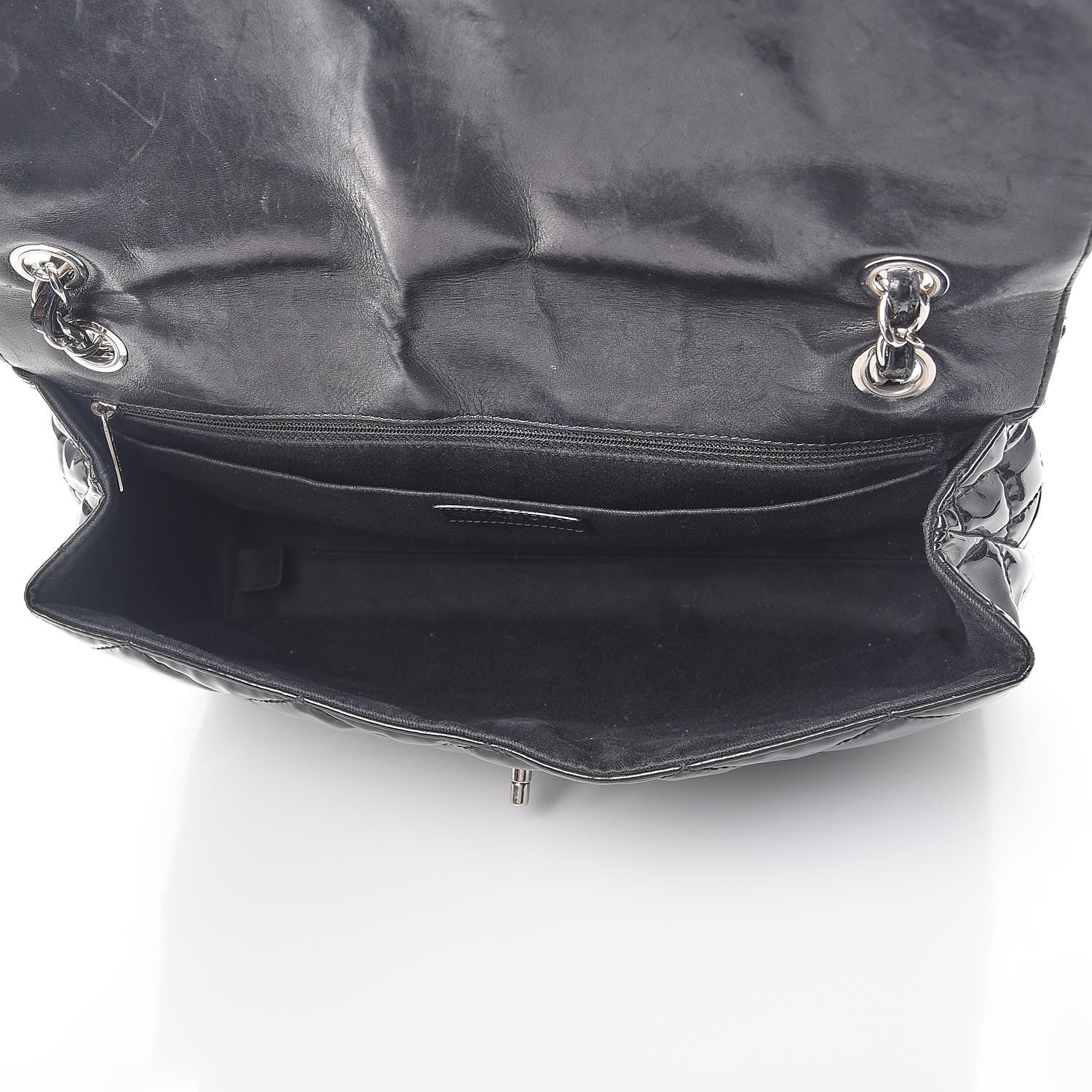 Chanel Vinyl Quilted In the Business Flap Bag Black 5 of 11