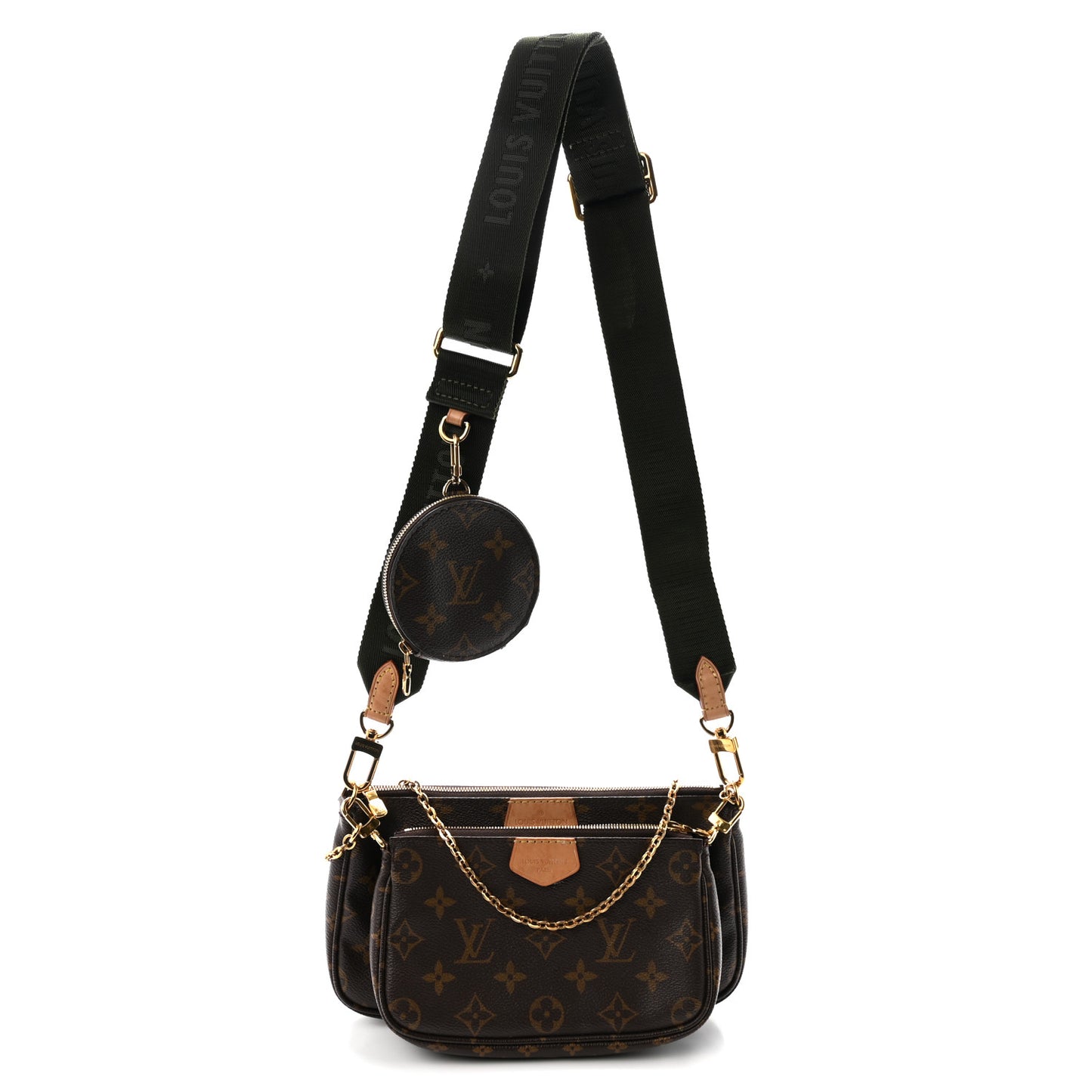 Monogram Multi Pochette Accessories Kaki