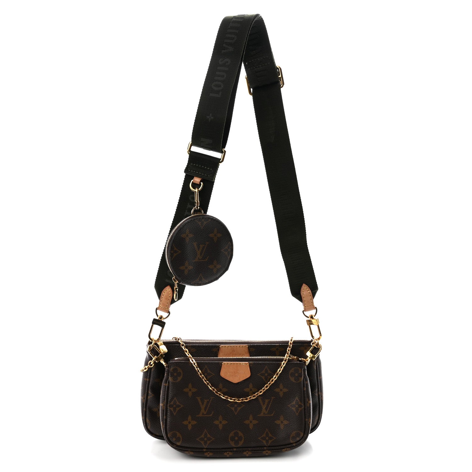 Louis Vuitton Monogram Multi Pochette Accessories Kaki 1 of 11