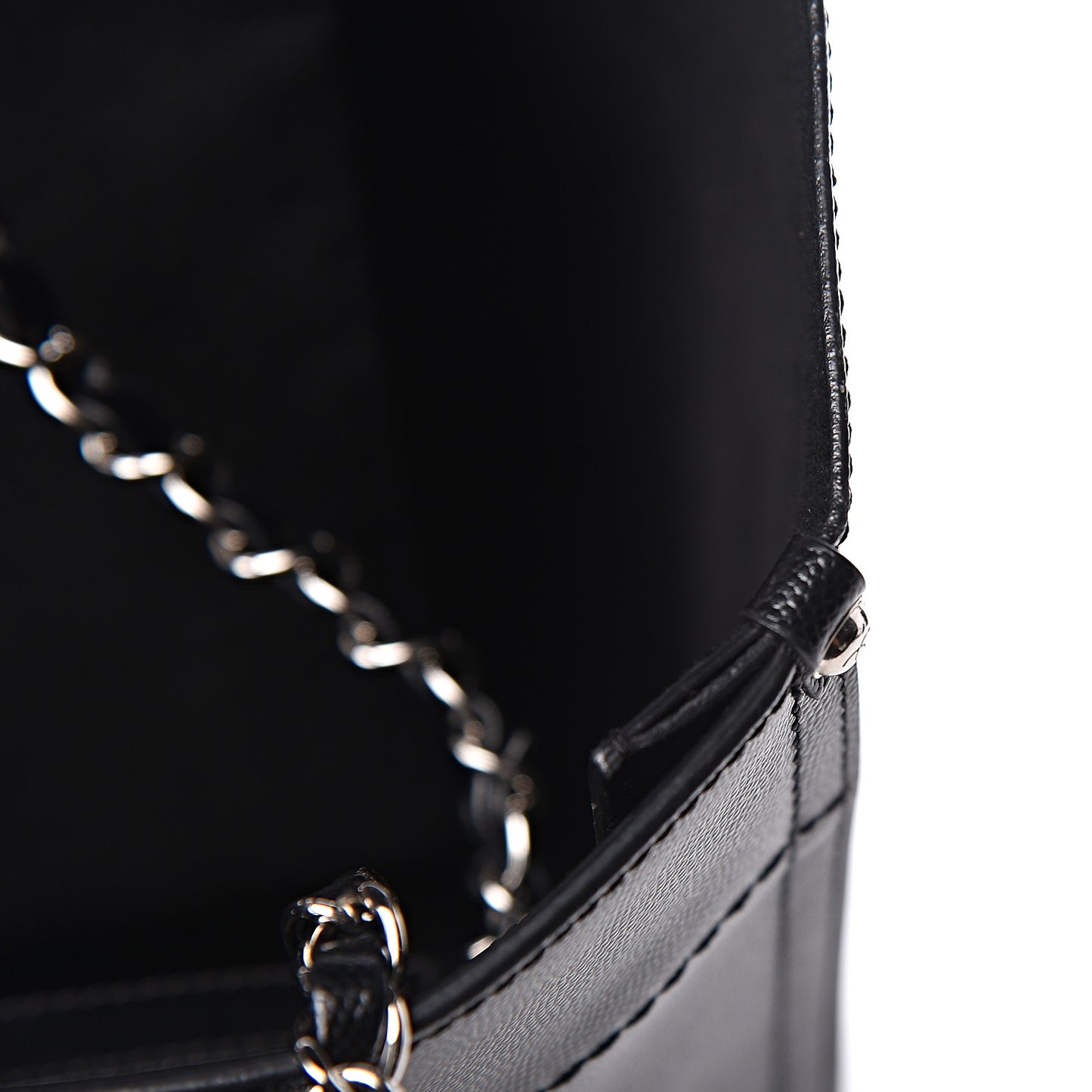 Caviar Small Studded Deauville Tote Black