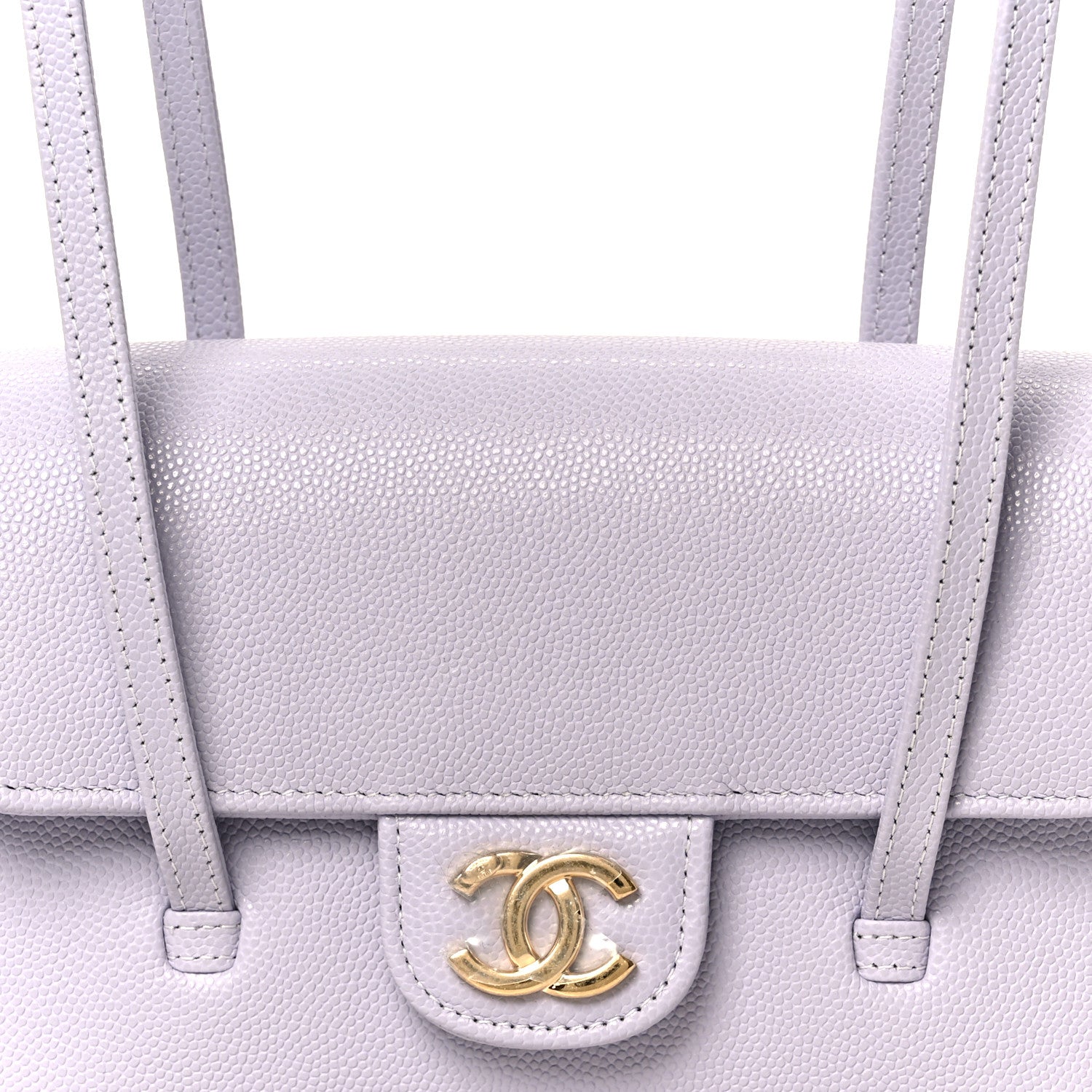 Chanel Shiny Caviar Mini Preppy Coco Shoulder Bag Purple 8 of 11