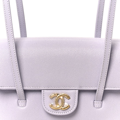 Chanel Shiny Caviar Mini Preppy Coco Shoulder Bag Purple 8 of 11